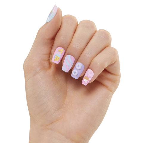 L.O.L. SURPRISE! OMG SWEET NAILS CANDYLICIOUS SPRINKLES SHOP SET PAPUSA CU ACCESORII [9]