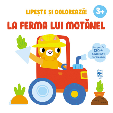 Cărți - Lipeste si coloreaza! La ferma lui Motanel