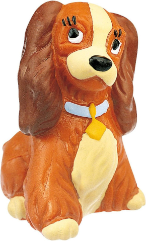 Figurine - Figurina Disney Doamna si Vagabondul Doamna maro Bullyland 4.3 cm