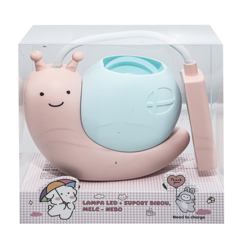 Lampa led cu suport birou in forma de melc Nebo [3]