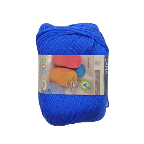 Artă și creativitate - Lana pentru tricotat albastra 50g Kmt Style