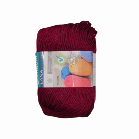 Noutăți Librăria Compas - Lana pentru tricotat 50g bordo Kmt Style