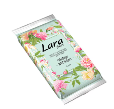 Noutăți Librăria Compas - Servetele umede Lara Care Fresh Vintage 15 buc /set