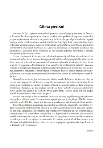 Limba română. Gramatică, fonetică, vocabular, ortografie și ortoepie – Ion Popa, Marinela Popa, Laura Neacșu, Mirela Tanc [2]