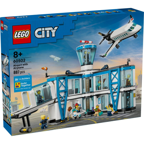 Jocuri educative și de societate - LEGO CITY AEROPORT CU AVION 60502