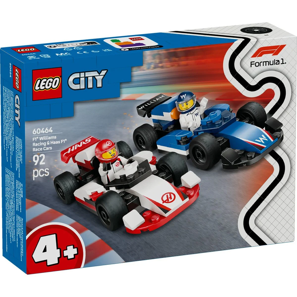 LEGO City Masini de curse F1 Williams Racing si Haas F1 174 piese [1]