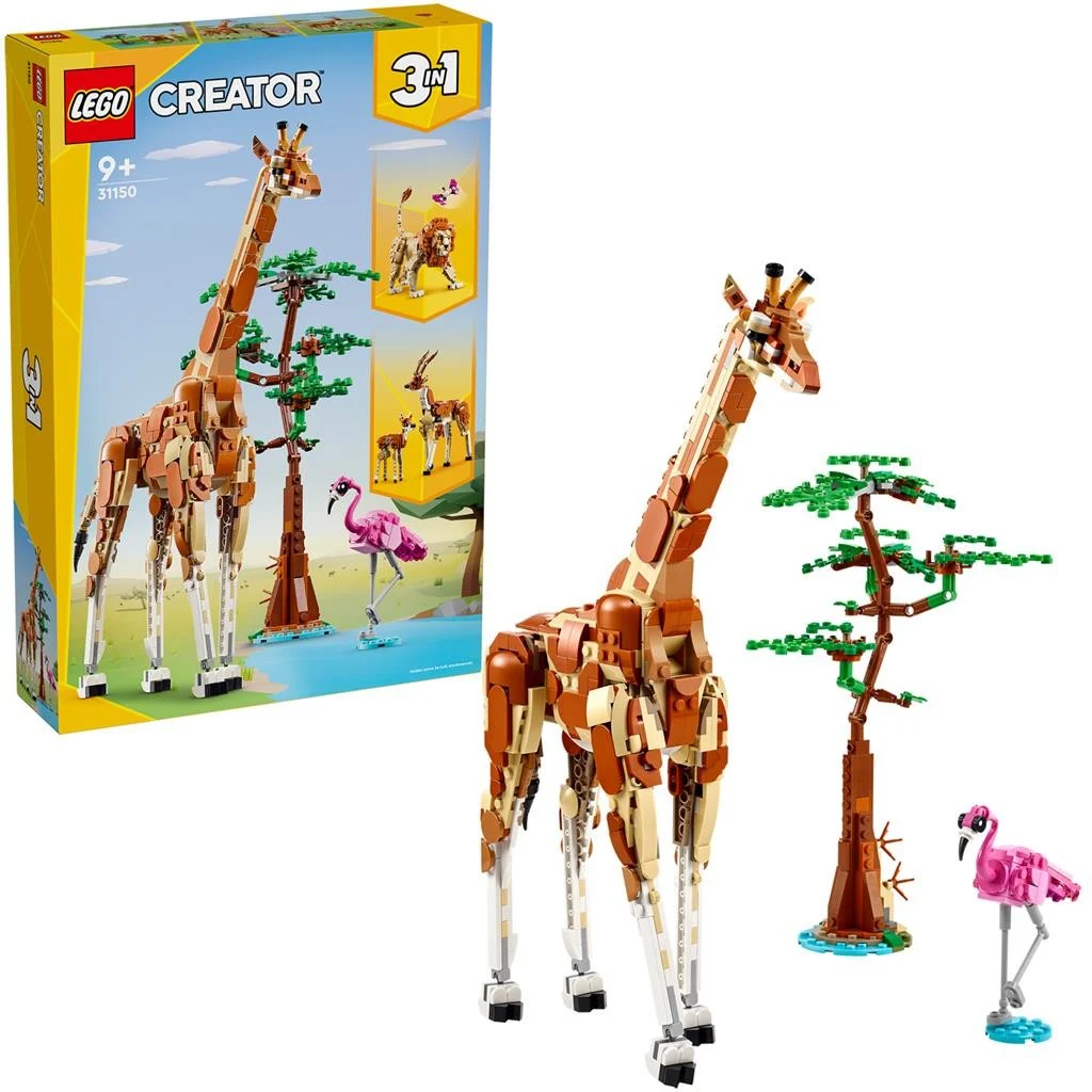 Jocuri educative și de societate - LEGO Creator Animale salbatice din safari 780 piese