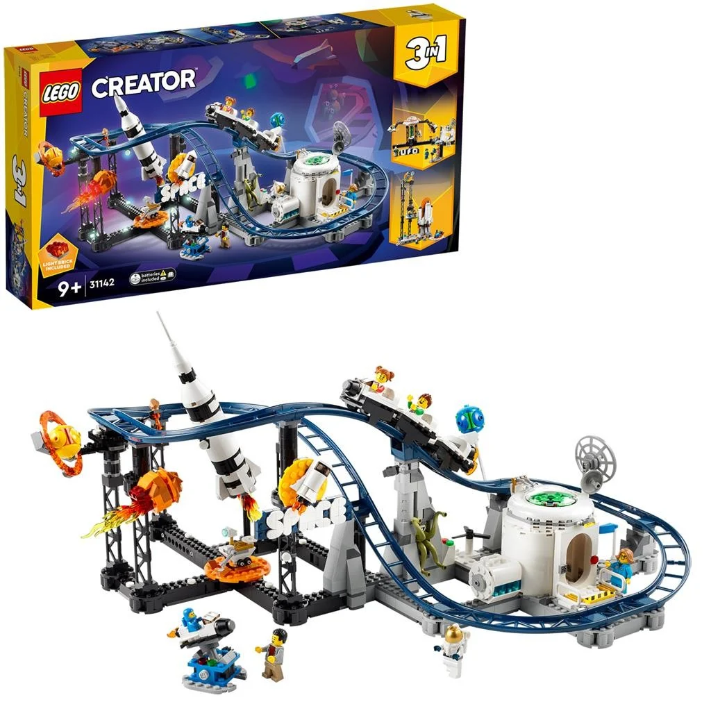 Jocuri educative și de societate - LEGO Creator Roller Coaster spatial 874 piese