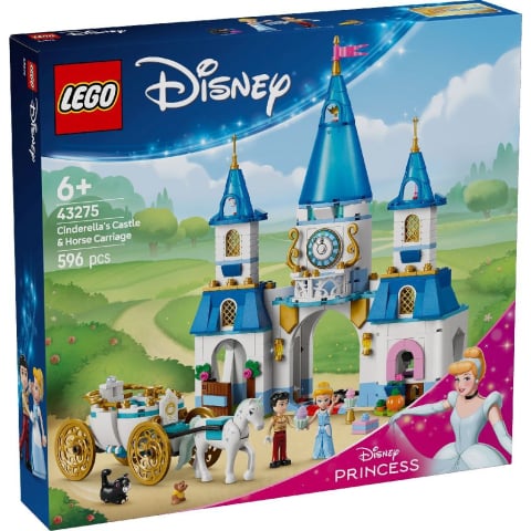 Jocuri educative și de societate - LEGO DISNEY CASTELUL SI CALEASCA CENUSARESEI 43275