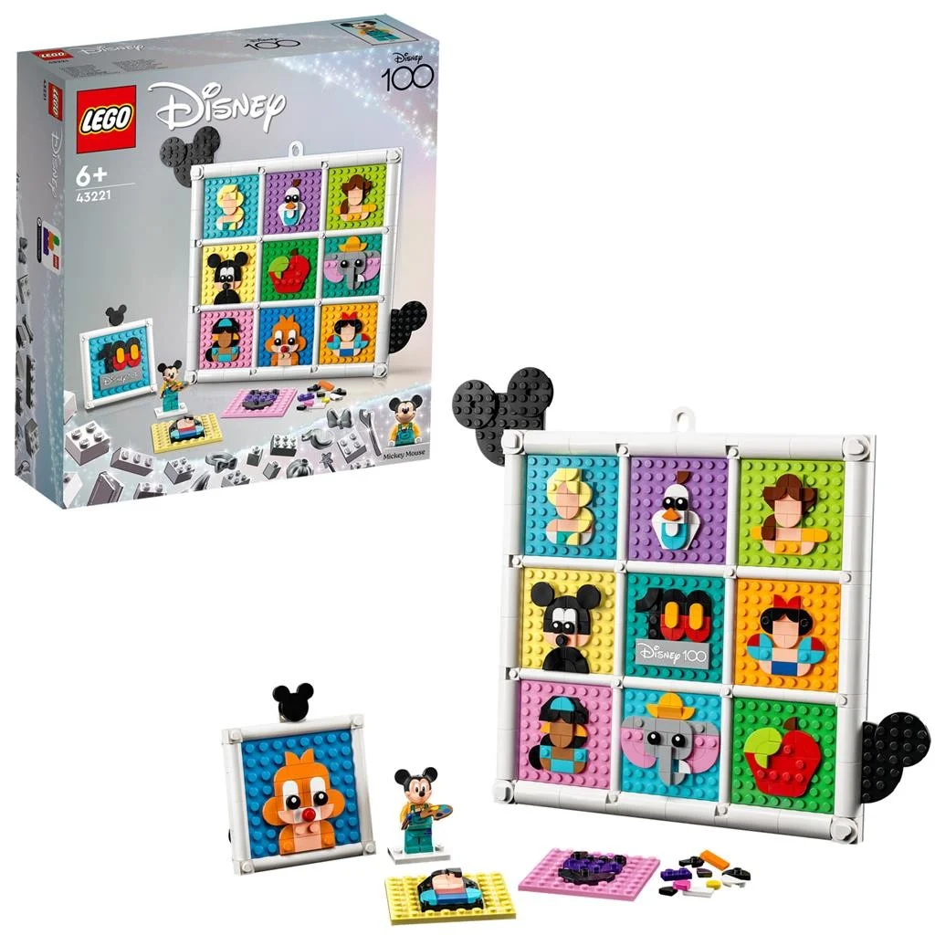 Jocuri educative și de societate - LEGO Disney 100 de ani de figuri emblematice de animatie 1022 piese