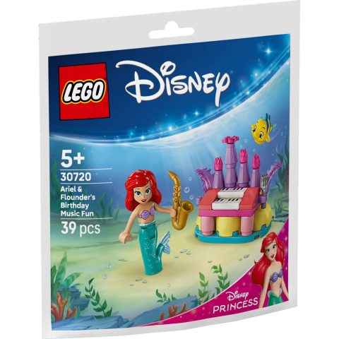 Jucării și jocuri - LEGO DISNEY PRINCESS DISTRACTIE MUZICALA CU FLOUNDER DE ZIUA DE NASTERE A LUI ARIEL 30720