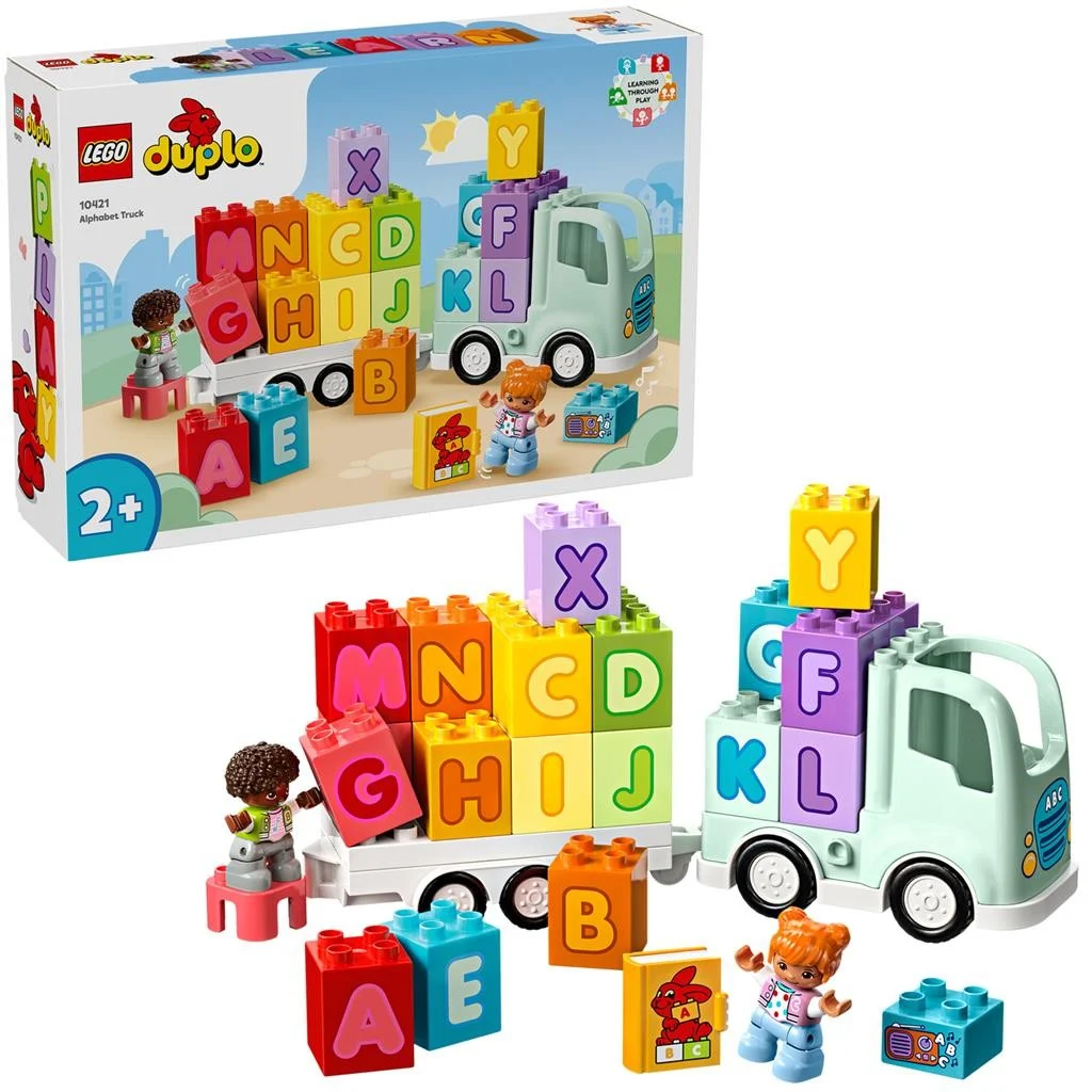 Jocuri educative și de societate - LEGO DUPLO Camion cu alfabet 36 piese
