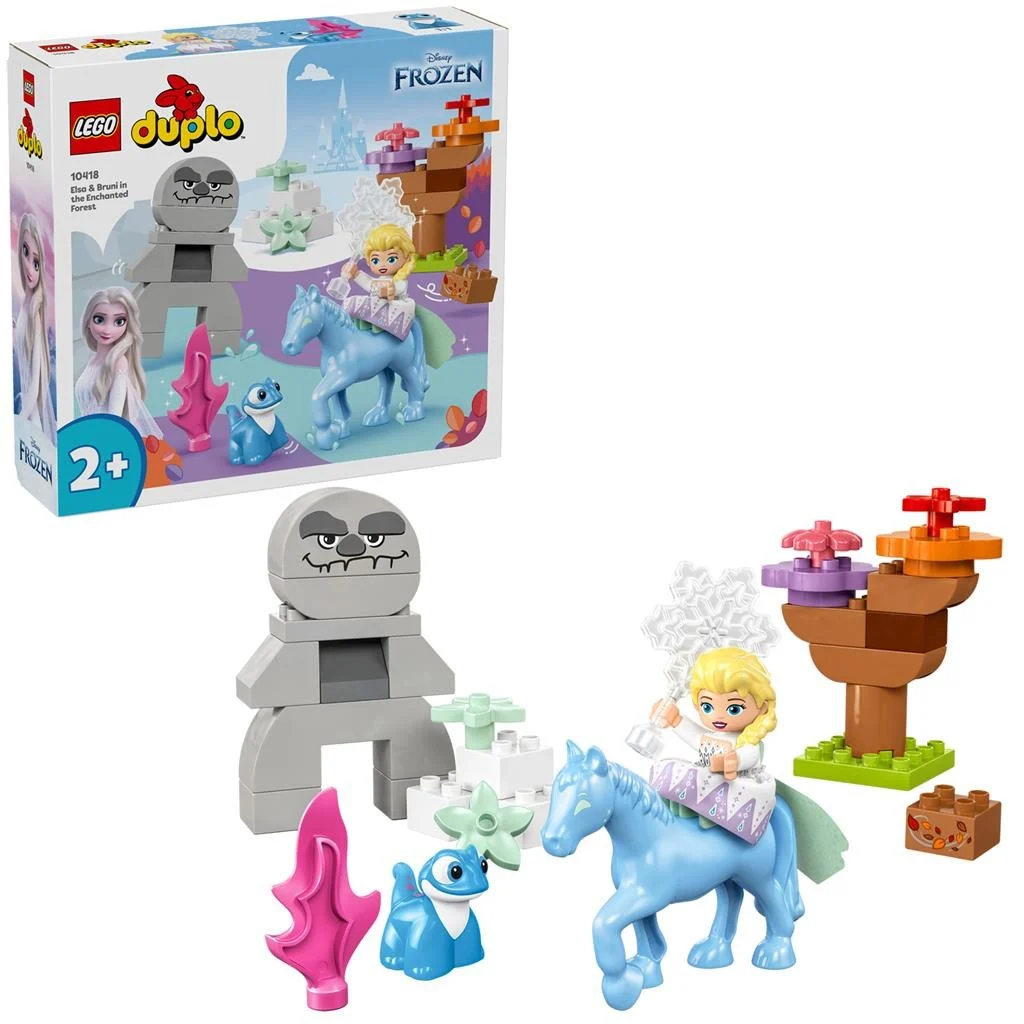 Jocuri educative și de societate - LEGO DUPLO Elsa si Bruni in padurea fermecata 31 piese