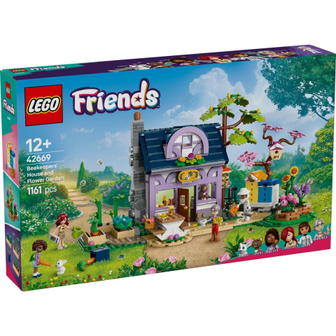 Lego - LEGO FRIENDS CASA APICULTORILOR SI GRADINA CU FLORI 42669