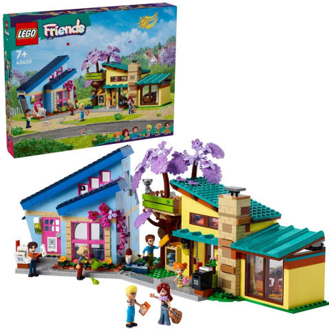 LEGO FRIENDS CASELE FAMILIALE ALE LUI OLLY SI PAISLEY 42620 [4]