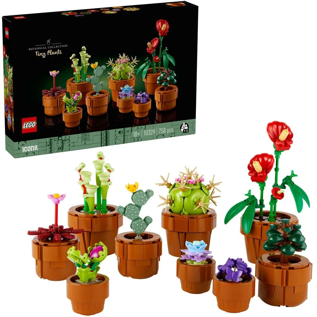 Jocuri educative și de societate - LEGO Icons Plante de mici dimensiuni 758 piese