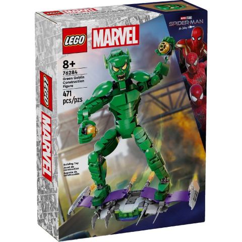 Jocuri educative și de societate - LEGO MARVEL SUPER HEROES FIGURINA DE CONSTRUCTIE GREEN GOBLIN 76284