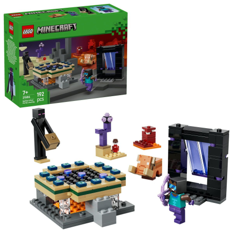 LEGO MINECRAFT CALATORIE PRIN PORTALURILE NETHER SI END 21584 [6]