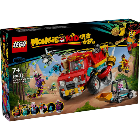 Lego - LEGO MONKIE KID CAMIONUL ELECTRIC AL ECHIPEI LUI MONKIE KID 80055