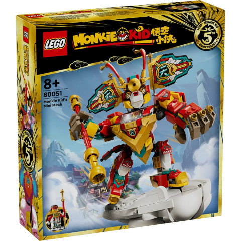 Lego - LEGO MONKIE KID MINIROBOTUL LUI MONKIE KID 80051