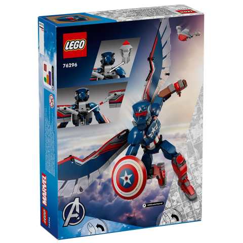 LEGO SUPER HEROES FIGURINA DE CONSTRUCTIE CAPITANUL AMERICA 76296 [3]