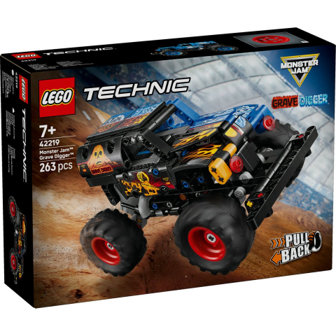 Jucării și jocuri - LEGO TECHNIC MONSTER JAM GRAVE DIGGER FOC SI GHEATA 42219