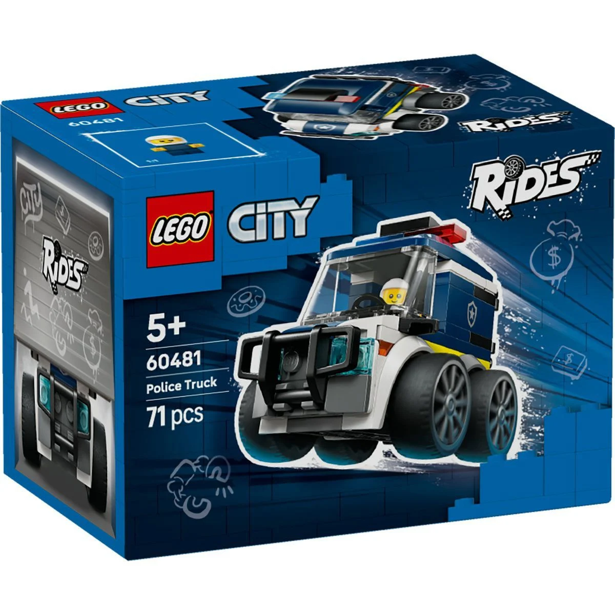 LEGO City Vehicule Camioneta de politie 71 piese [1]