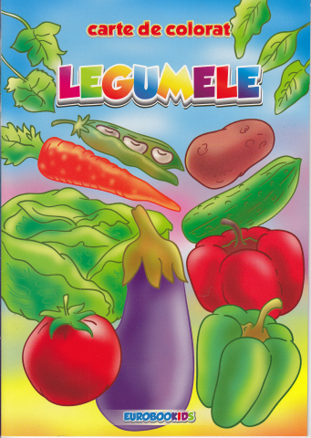 Cărți - Legumele carte colorat