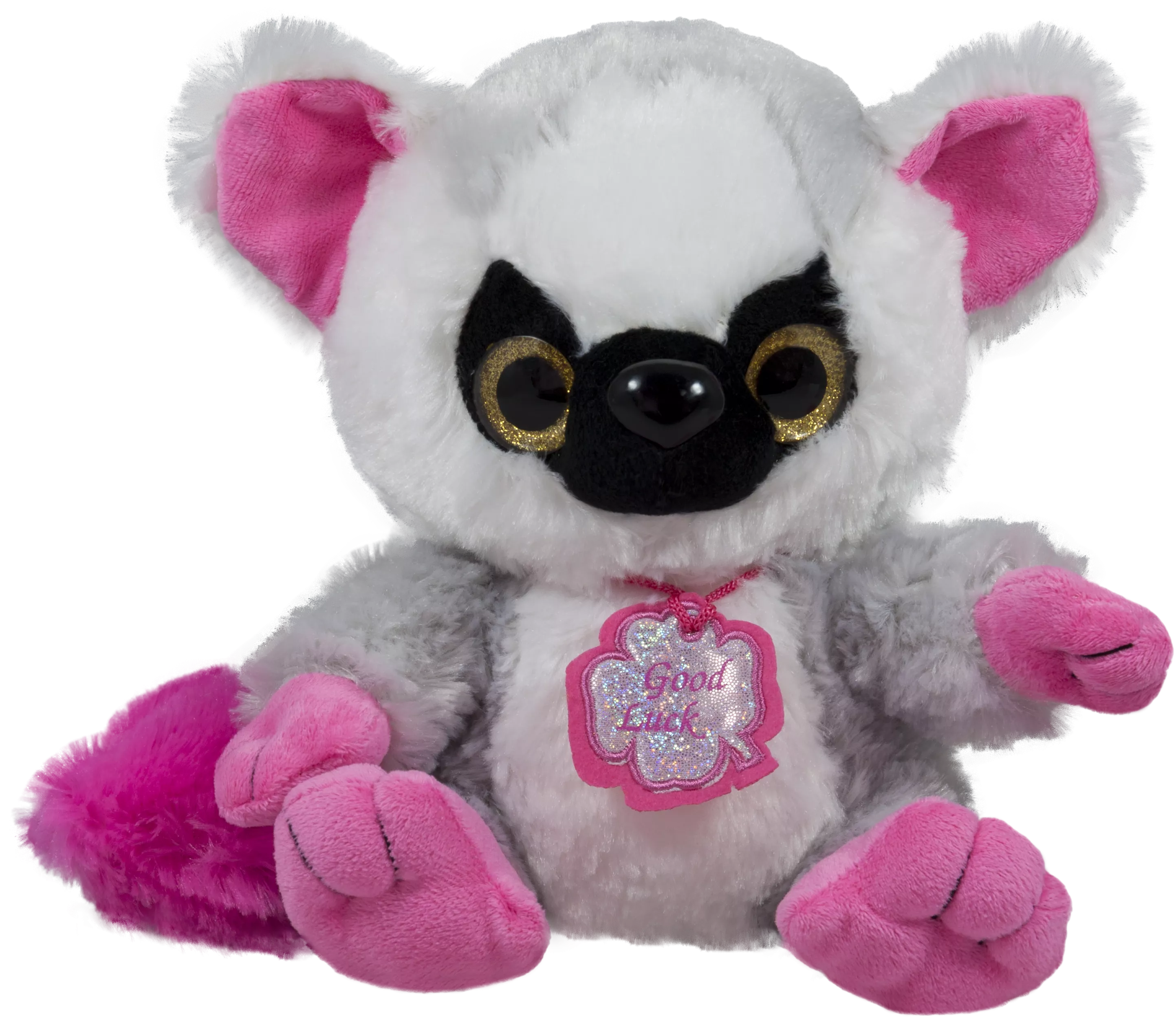 Jucării de pluș - Jucarie de plus Lemur roz 45 cm