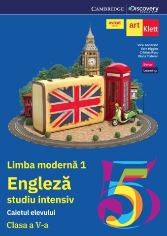 Cărți - Limba engleza - Caietul elevului L1 intensiv clasa a V-a - Vicki Anderson, Eoin Higgins, Cristina Rusu, Diana Todoran