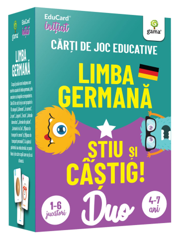 Cărți - DuoCard - Limba germana. Stiu si castig!