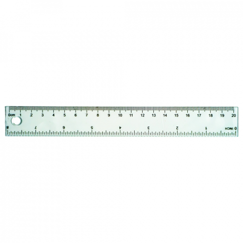 Liniar 20 cm transparent [1]