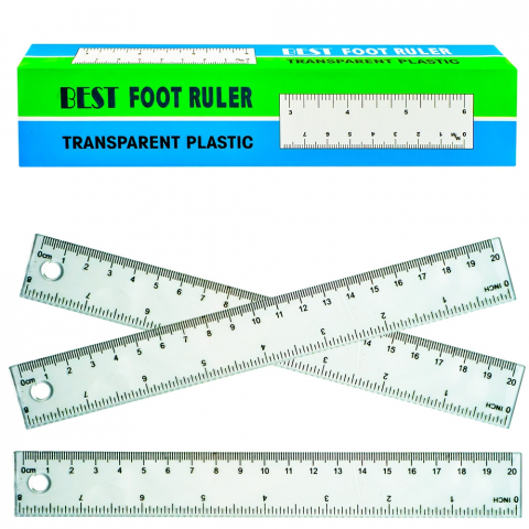 Liniar 20 cm transparent [0]