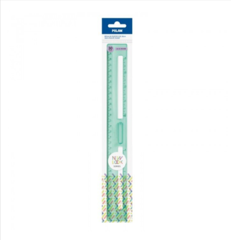 Noutăți Librăria Compas - Liniar 30 cm transparent New Look Milan verde