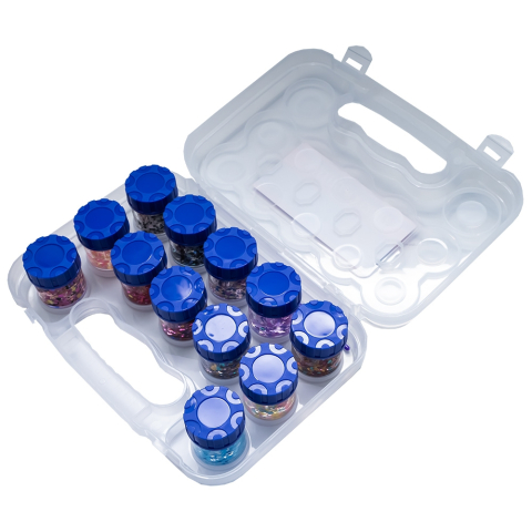 Lipici glitter 15g 12 buc /set Nebo [4]