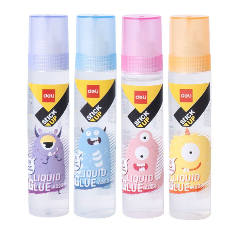 Corectoare și lipici - Lipici lichid 30ml Deli culori diferite