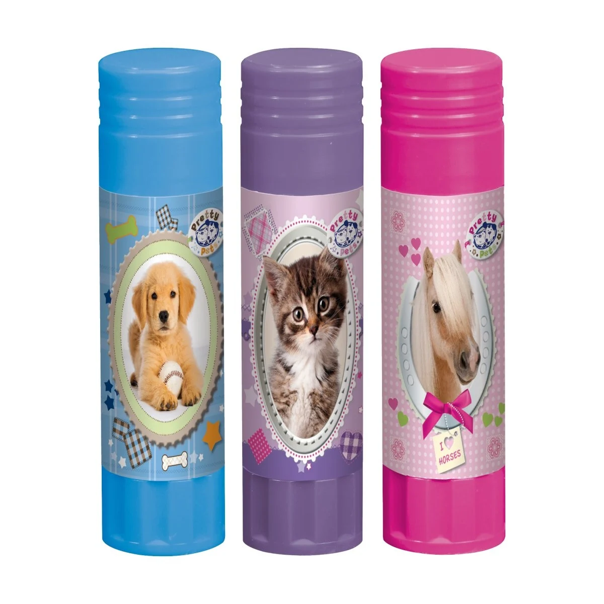Lipici și adezivi - Lipici solid 21g motiv Pretty Pets Herlitz