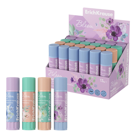 Noutăți Librăria Compas - Lipici solid ErichKrause EasyStick Pastel Bloom 13 g diverse culori