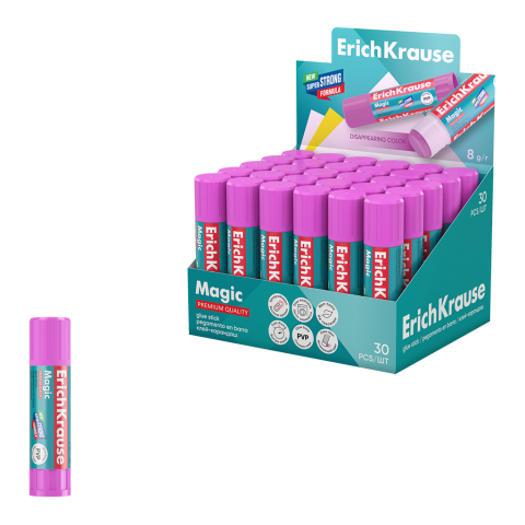 Lipici și adezivi - Lipici stick uscat Magic 8g ErichKrause