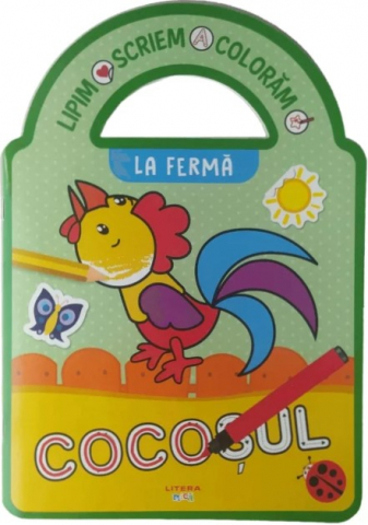 Cărți - Lipim. Scriem. Coloram. La ferma