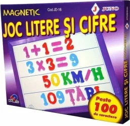 Jocuri educative - Joc Litere si Cifre Magnetic JD-16 Juno