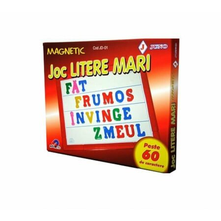 Jocuri educative - Joc Litere Mari Magnetice JD01 Juno