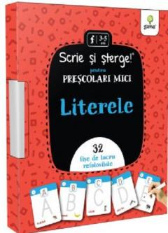 Cărți pentru copii - Literele. Prescolari mici. Fise de lucru refolosibile