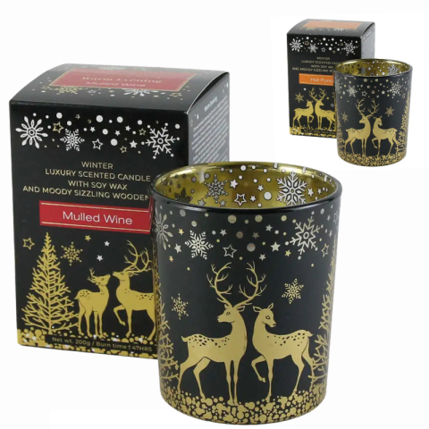Lumânari și candele - Lumanare de Craciun parfumata in pahar Warm Evening 200 g