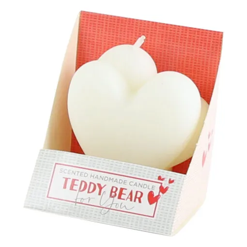 Lumanare decorativa inima Hearts 90 gr modele diferite [2]