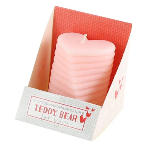 Lumanare decorativa inima Hearts 90 gr modele diferite [5]