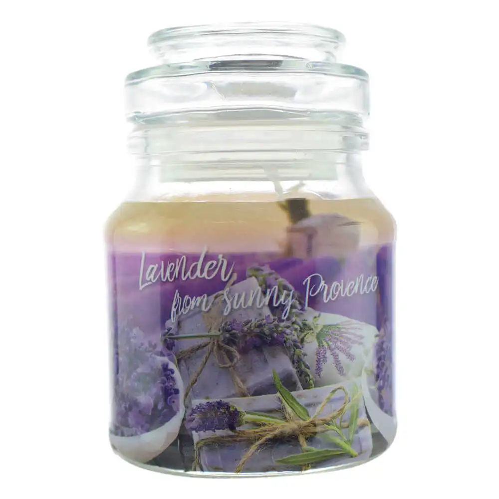 Lumânari și candele - Lumanare parfumata in sticluta 320 g lavanda