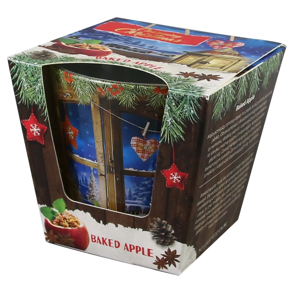 Noutăți Librăria Compas - Lumanare de Craciun parfumata in pahar 115gr Charming Christmas