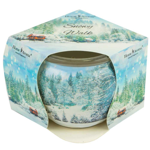 Noutăți Librăria Compas - Lumanare parfumata in pahar 205g Snowy Walk