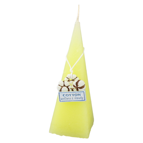 Lumânari și candele - Lumanare parfumata piramida 5.5 x 16 cm